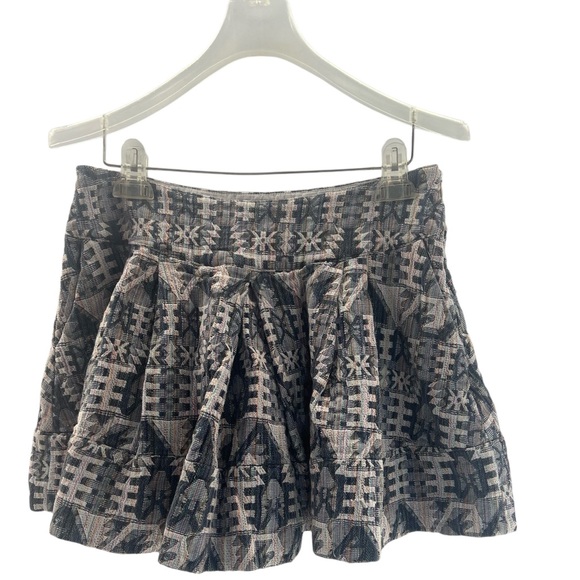Free People Aztec Print Mini Skirt - Picture 1 of 9